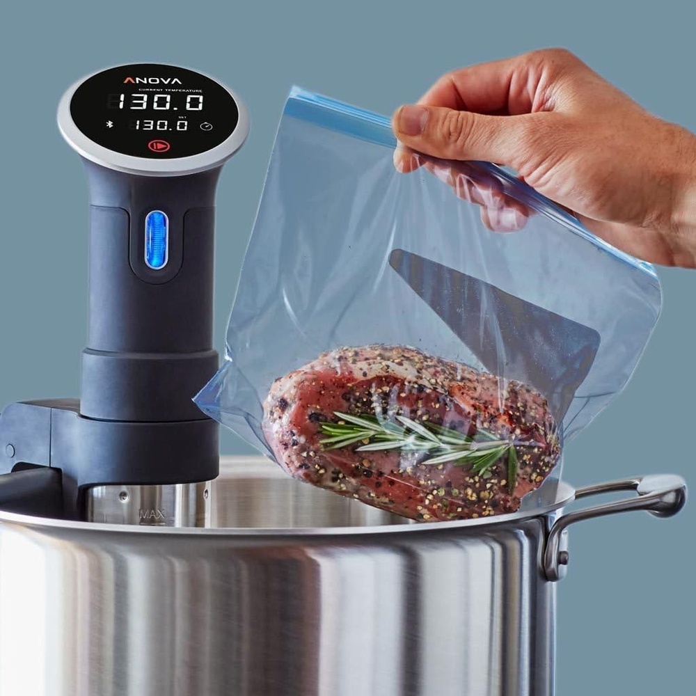 ANOVA Sous Vide Precision Cooker with Bluetooth(800W), plus Bags Kit and Book